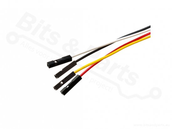 Kabel voor Crowtail 4 pins naar female dupont TTL 20cm